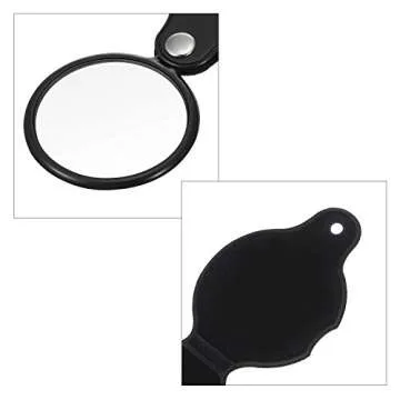 HESTYA 10X Mini Magnifying Glass – Compact & Durable