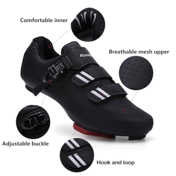 Premium Cycling Shoes with Delta Cleats for Indoor Cycling