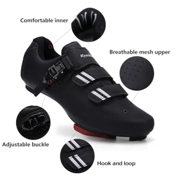 Premium Cycling Shoes with Delta Cleats for Indoor Cycling