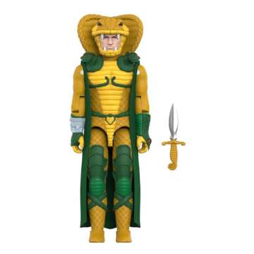 Super7 G.I. Joe Reaction+ Wave 02 - Serpentor (Cartoon) Action Figure