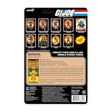 Super7 G.I. Joe Reaction+ Wave 02 - Serpentor (Cartoon) Action Figure