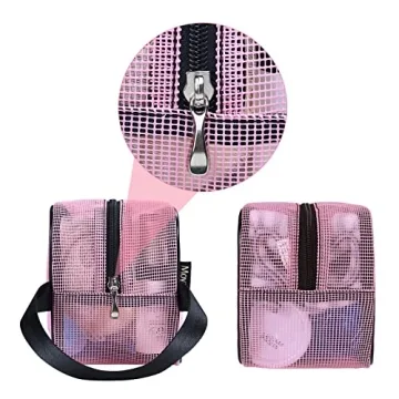 Moyad Mesh Shower Caddy Portable Toiletry Bag for Travel & Gym