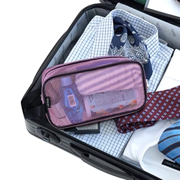 Moyad Mesh Shower Caddy Portable Toiletry Bag for Travel & Gym