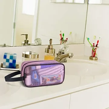 Moyad Mesh Shower Caddy Portable Toiletry Bag for Travel & Gym