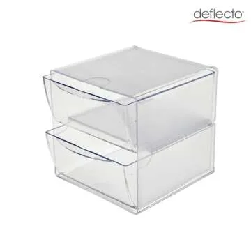 Deflecto Stackable Cube Organizer for Custom Storage Solutions