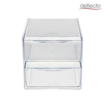 Deflecto Stackable Cube Organizer for Custom Storage Solutions