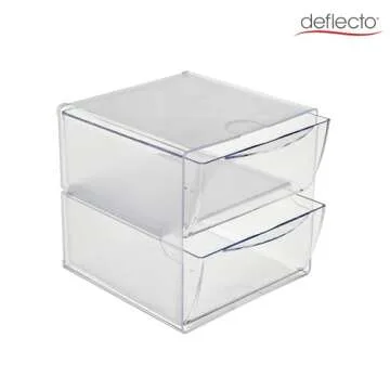 Deflecto Stackable Cube Organizer for Custom Storage Solutions