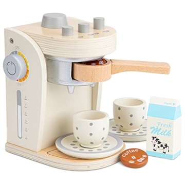 New Classic Toys 10705 Coffee Maker Set - Creative Fun for Ages 3-9