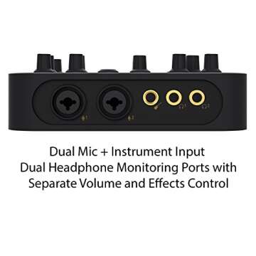 Creative Sound Blaster K3+ USB Mixer with Reverb Effects and Phantom Power