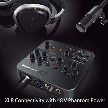 Creative Sound Blaster K3+ 2 Channel Digital Mixer for Musicians