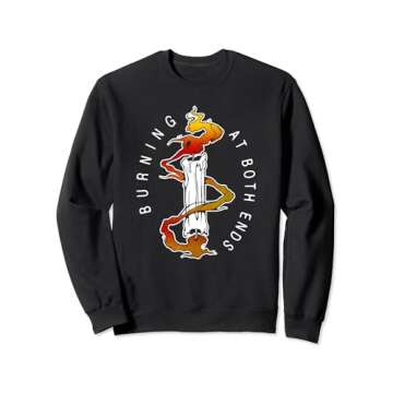 Burning at Both Ends Candle Sweatshirt
