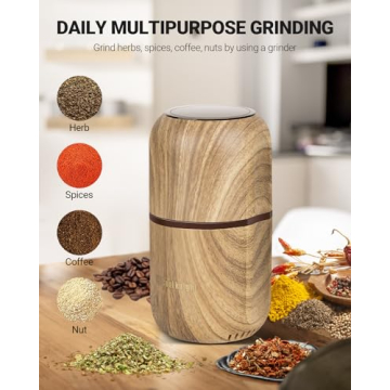 COOL KNIGHT Electric Herb Grinder - Large Capacity, Fast Speed
