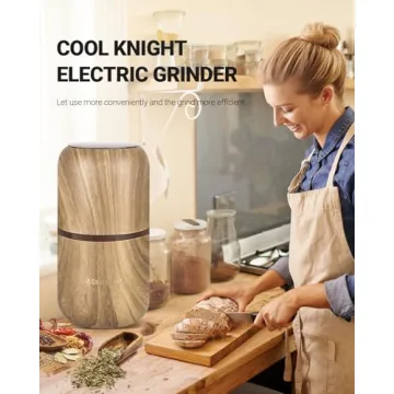 COOL KNIGHT Electric Herb Grinder - Large Capacity, Fast Speed