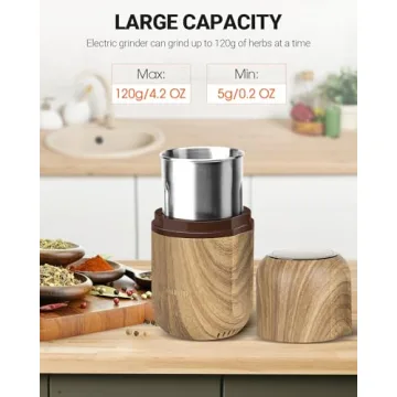 COOL KNIGHT Electric Herb Grinder - Large Capacity, Fast Speed