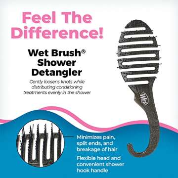 Wet Brush Original Detangler and Shower Detangler Duo