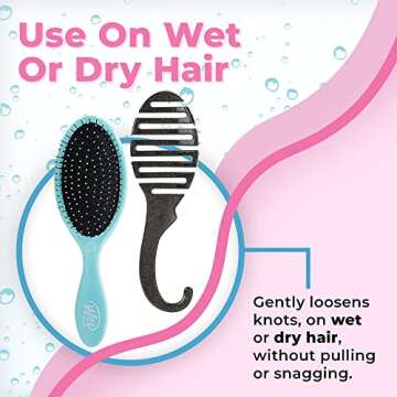 Wet Brush Original Detangler and Shower Detangler Duo