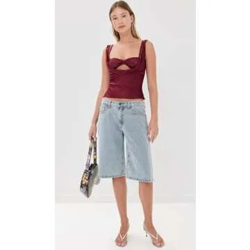 Lioness Women's Delilah Top, Burgundy, Red, M