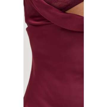 Lioness Women's Delilah Top, Burgundy, Red, M
