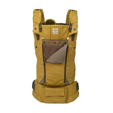 LÍLLÉbaby Serenity 6-in-1 Ergonomic Baby Carrier, Newborn to Toddler, Lumbar Support with Convertible Tote, Harvest
