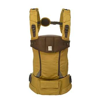 LÍLLÉbaby Serenity 6-in-1 Ergonomic Baby Carrier, Newborn to Toddler, Lumbar Support with Convertible Tote, Harvest