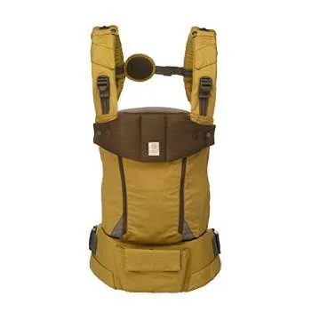 LÍLLÉbaby Serenity 6-in-1 Ergonomic Baby Carrier, Newborn to Toddler, Lumbar Support with Convertible Tote, Harvest