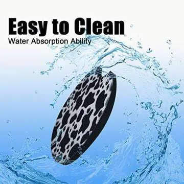 Car Coasters for Drinks Absorbent-2.75 Cute Car Accessories for Women，Cow Rubber Coasters,Cute Car Auto Interior Accessories,Cup Holder Coasters for Your Car with Fingertip Grip,Pack of 2(Cow)…