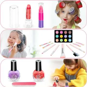 Kids Makeup Toy Kit - 41 Pcs Beauty Set for Girls