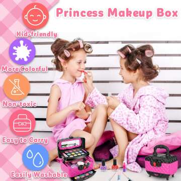 Kids Makeup Toy Kit - 41 Pcs Beauty Set for Girls