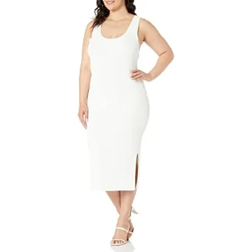 Shop The Drop Women's Yasmin Rib Midi Sweater Dress