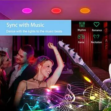 Smart Recessed Lighting,RGB LED Recessed Ceiling Lights Dimmable, APP Control Color Led Downlight Compatible with Alexa/Google, Sync to Music, ETL,DLC,UL Certified (6 Pack) (6inch 6pack)