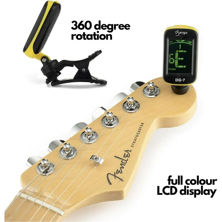 Guitar Pick Bundle with Capo, Tuner & Holder