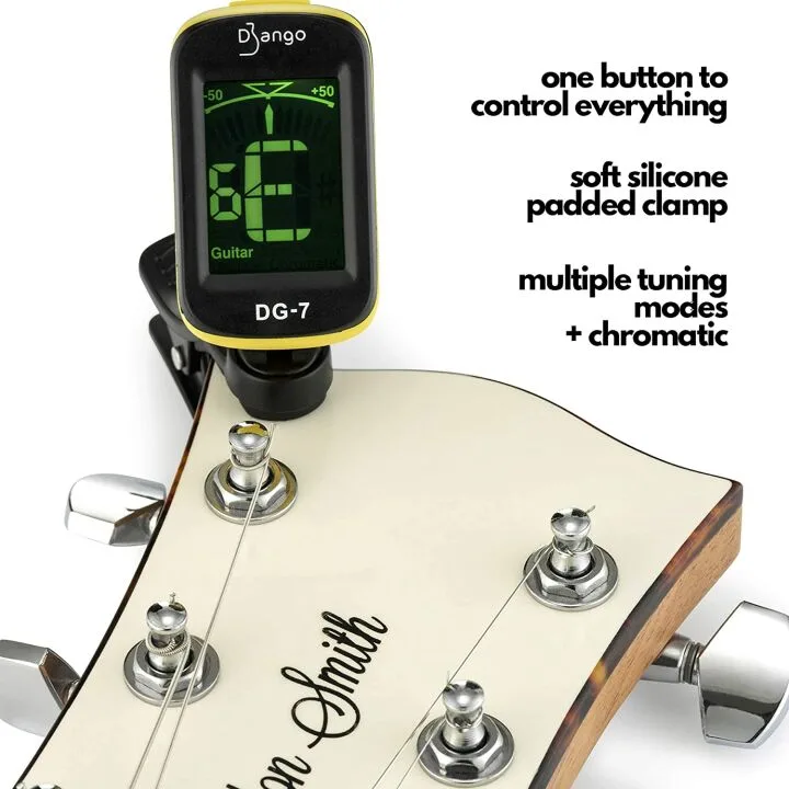 Guitar Pick Bundle with Capo, Tuner & Holder
