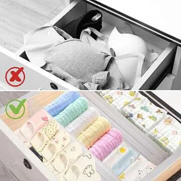 Adjustable Drawer Organizers Set for Easy Storage Solutions