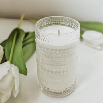 ZOOFOX Vintage Hobnail Drinking Glasses Set of 6