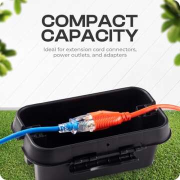 SockitBox – The Original Weatherproof Connection Box – Indoor & Outdoor Electrical Power Cord En...