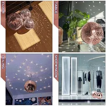 Muscab 8 Inch Disco Ball for Parties and Home Decor
