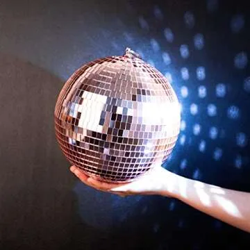 Muscab 8 Inch Disco Ball for Parties and Home Decor