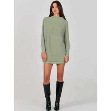 Stylish ANRABESS Oversized Turtleneck Sweater for Women