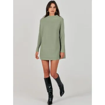 Stylish ANRABESS Oversized Turtleneck Sweater for Women