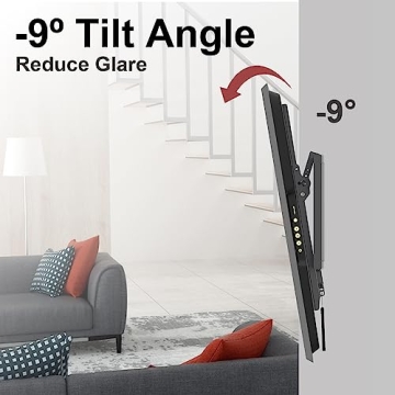 UL Listed Full Motion TV Wall Mount for 26-60 Inch TVs