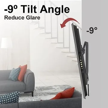 UL Listed Full Motion TV Wall Mount for 26-60 Inch TVs