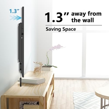 UL Listed Full Motion TV Wall Mount for 26-60 Inch TVs