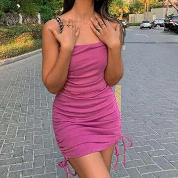 Velius Sexy Two Piece Tube Top and Mini Skirt Set