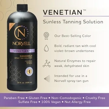 Norvell Sunless Tanning Solution - Venetian, 1L