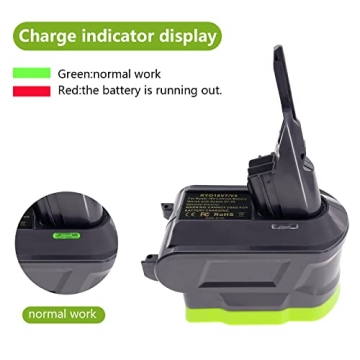 URUN Ryobi Adapter for Dyson V7/V8 Vacuum Battery