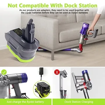URUN Ryobi Adapter for Dyson V7/V8 Vacuum Battery