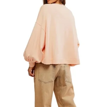 Shop Amiblvowa Star Graphic Oversized Sweatshirt