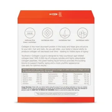 Youtheory Collagen Liquid - Berry Flavor, 5,000 mg