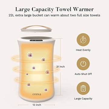 ENNVA 22L Luxury Towel Warmer Fast Heating Spa Experience