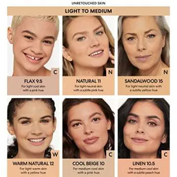 bareMinerals Barepro Performance Wear Liquid Foundation SPF 20, Breathable Makeup for Face, Full Coverage, 24HR Wear, Natural Matte Finish, Vegan (Natural 11)